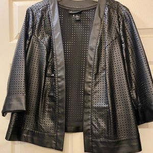 Lane Bryant Faux leather jacket size 20
